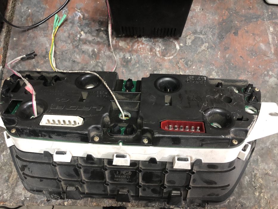 Щиток приборов ваз 2110 пересвеченый тюнинг VDO