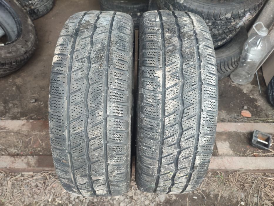 Резина 205/65/16C -Пара 6.8мм Hankook 2021 год