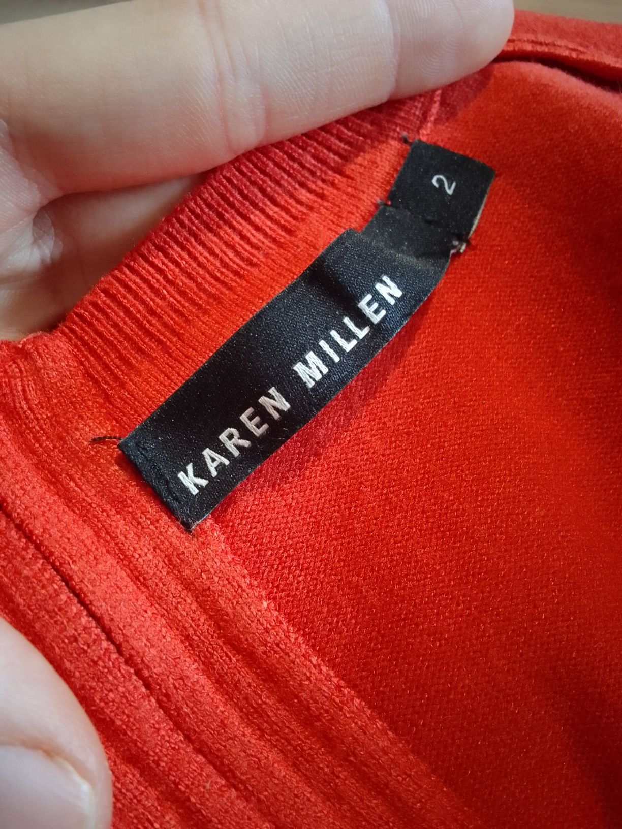 Karen Millen pomarańczowy sweter S