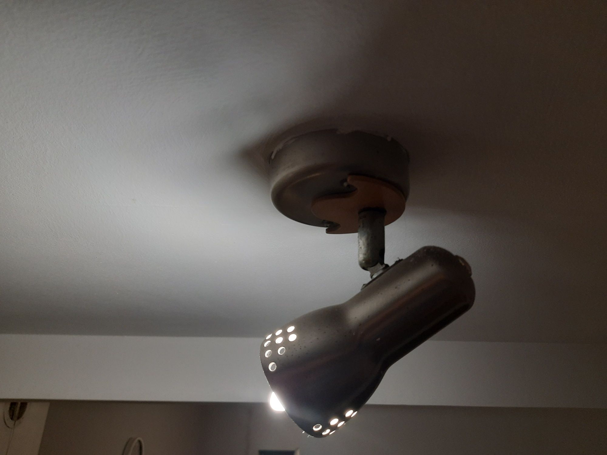Kinkiet metalowy 2szt, lampka