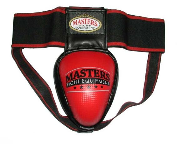 Ochraniacz krocza suspensor metalowy Masters S-MT