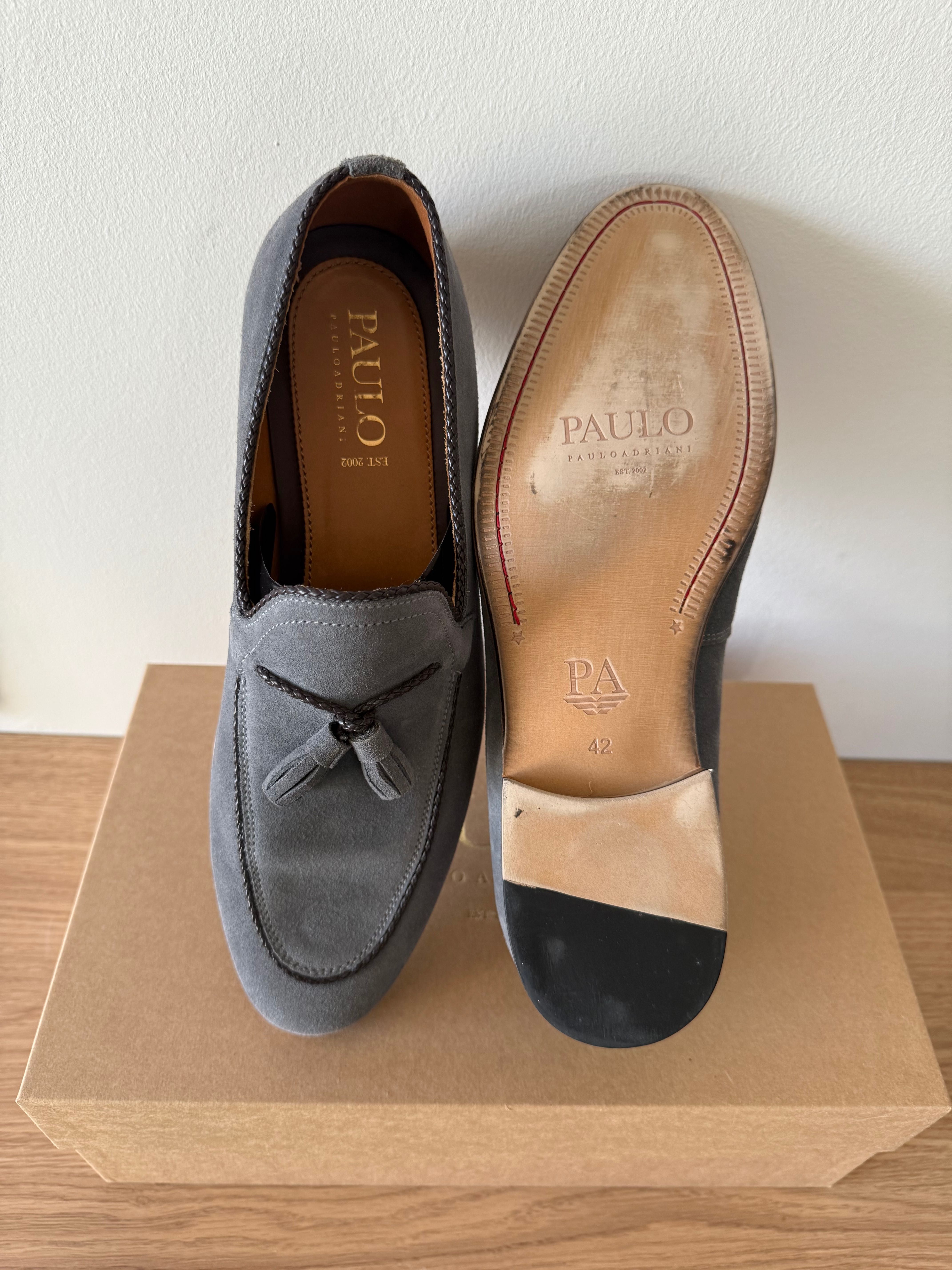 Buty mokasyny Pauloadriani szare 42