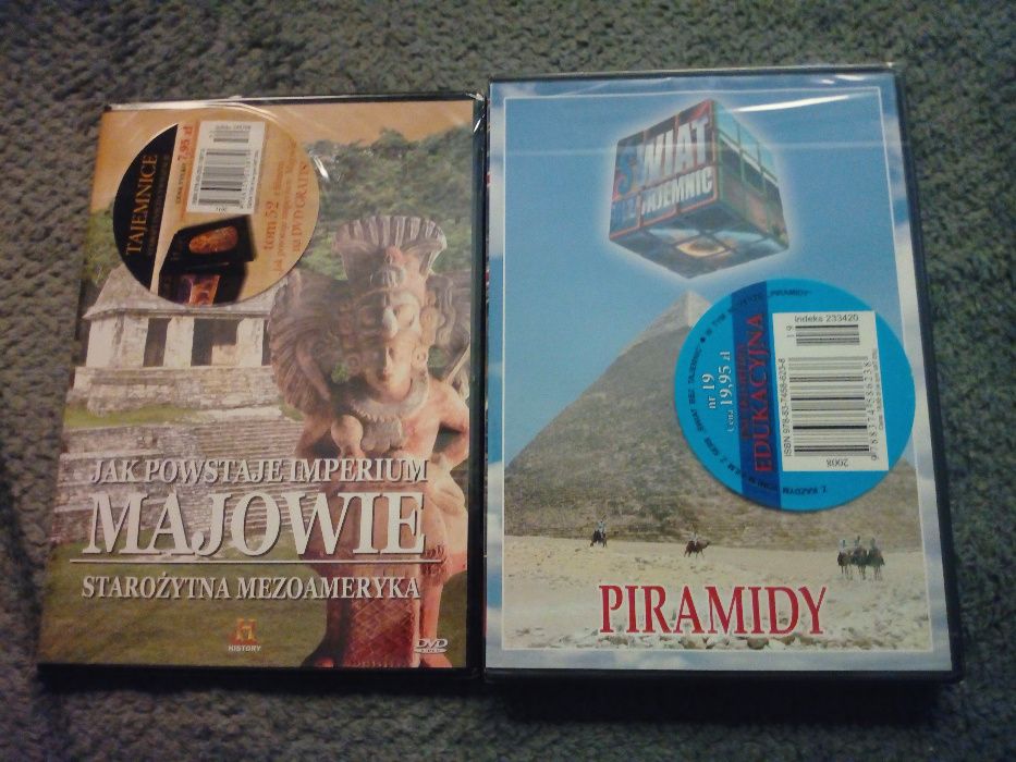 Sprzedam filmy dokumentalne DVD - Majowie i Piramidy