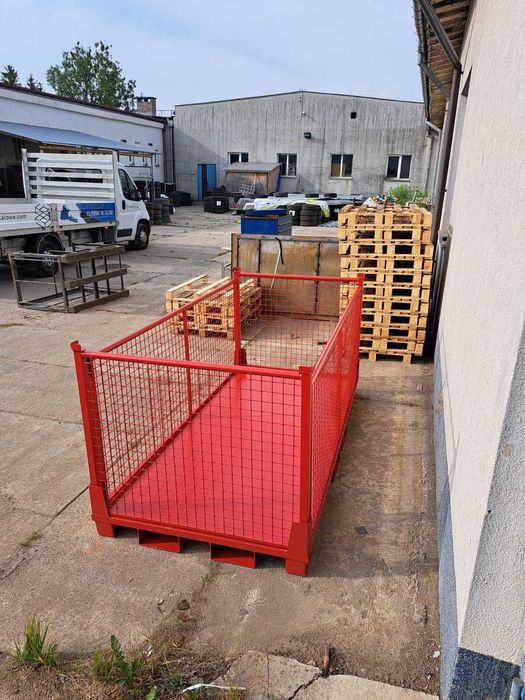 Składany gitterbox ze stalową podłogą wersja XXL duży super jakość