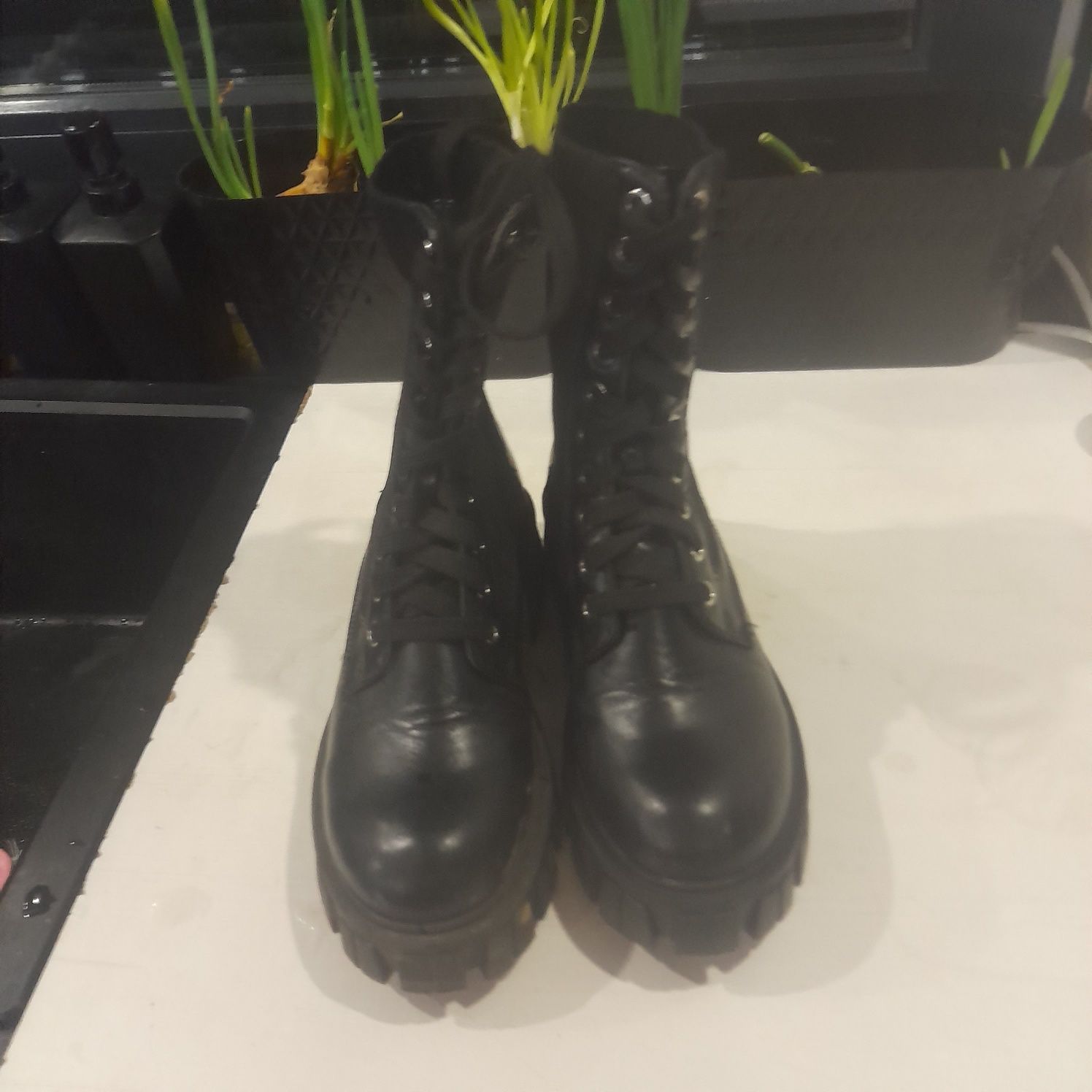 Bershka buty zimowe trapery pół łydki jak nowe 37