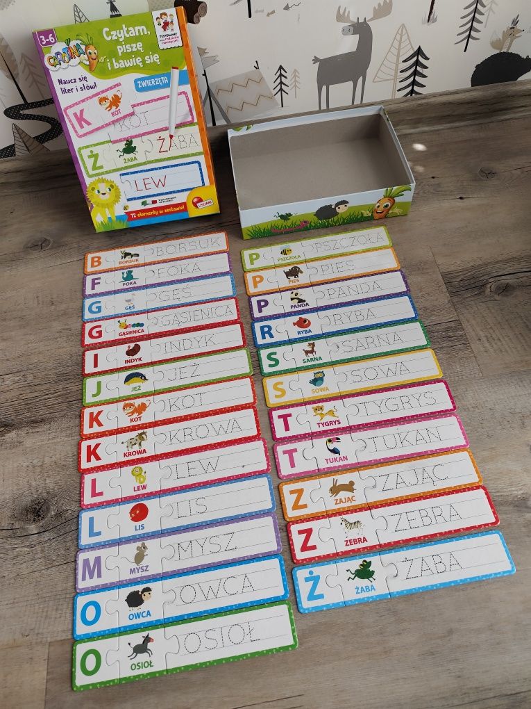 Zestaw puzzli edukacyjnych Carotina