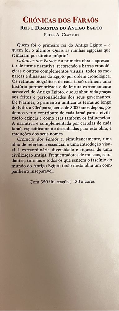 Crónicas dos Faraós - Reis e Dinastias do Antigo Egipto