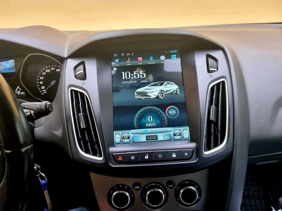 Radio 2 din android Focus 3 Tesla 6GB RAM Nawi,Bluetooth,DSP,Raty