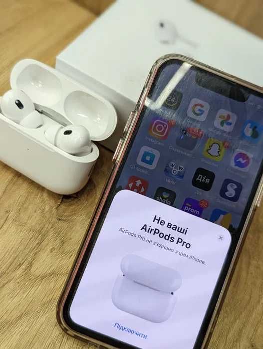 AirPods 2 Pro 3 Безпровідні навушники AirPods Apple 1:1 з Оригіналом