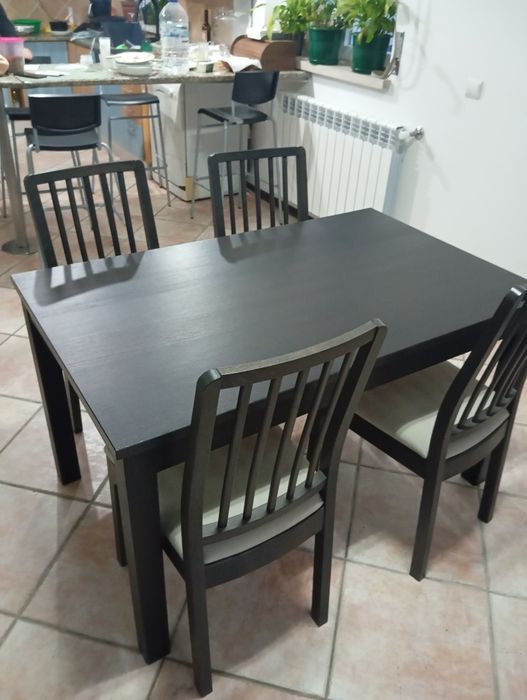 Mesa cozinha extensível como nova