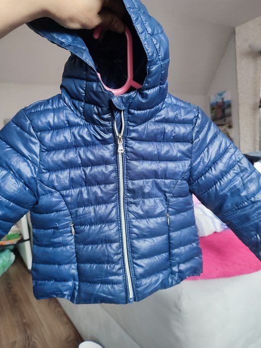 Cienka pikowana kurtka granatowa Reserved 80