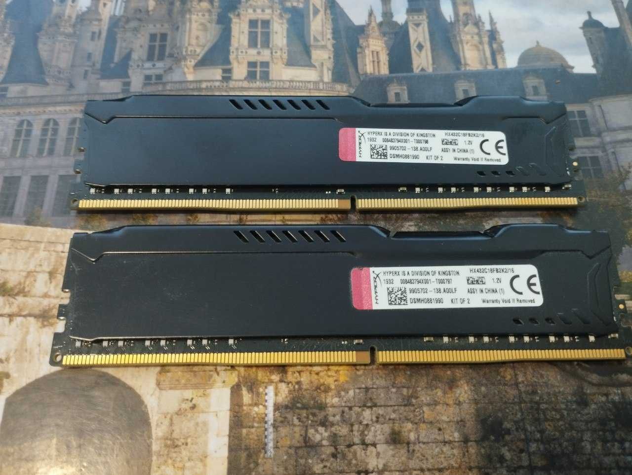 Оперативна память HyperX Fury DDR4 3200 МГц 16 Гб. Кит: 2x8Gb