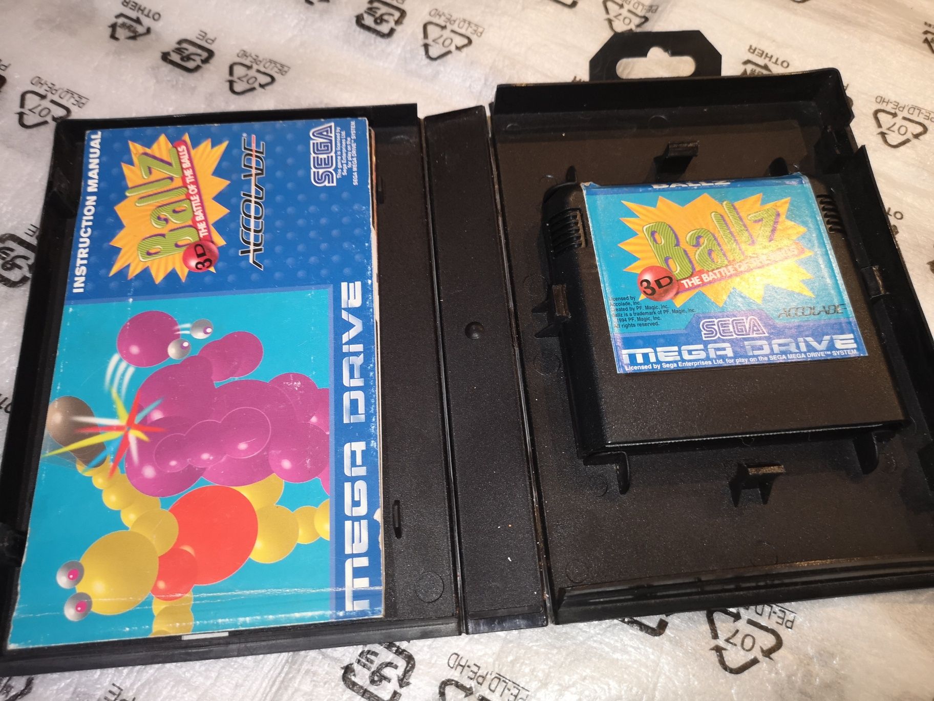3D Ballz SEGA MEGA DRIVE gra (oryginał testowany) sklep Ursus