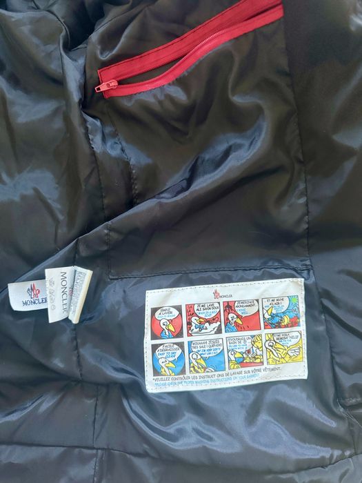 Czarna kurtka Moncler męska