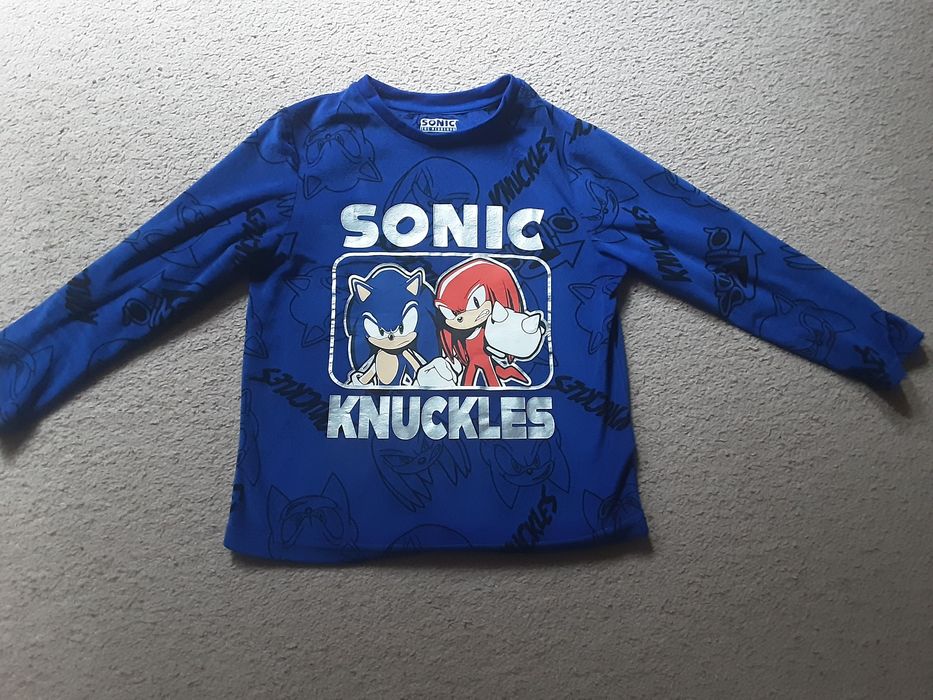 Bluzka welurowa Sonic- Knuckles 116/122