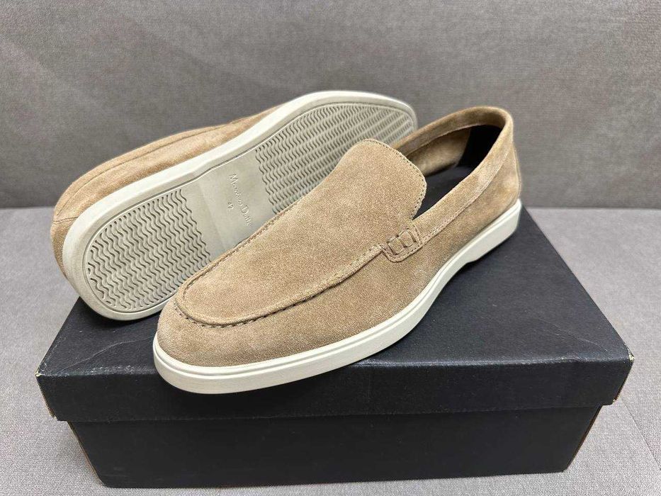 Massimodutti - м’які ЧОЛОВІЧІ лофери замшеві