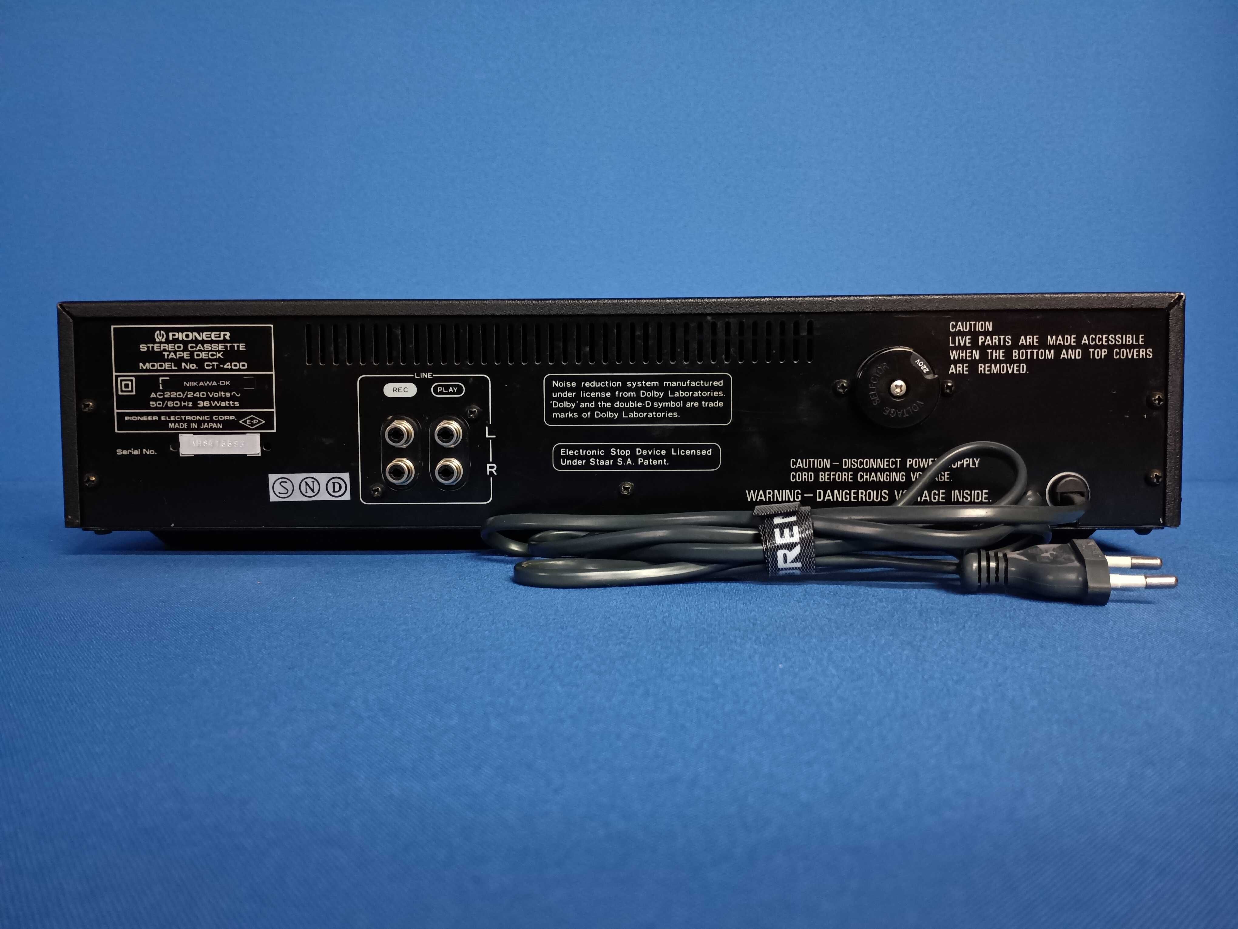 deck cassetes PIONEER CT-400