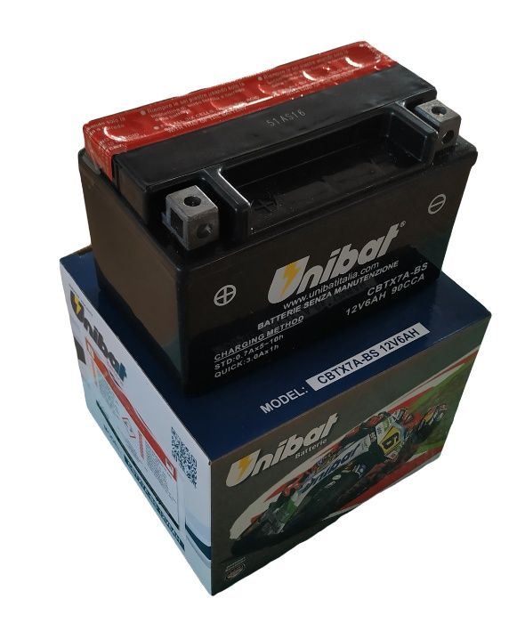 Akumulator Unibat AGM CBTX7A-BS YTX7A-BS ETX7A-BS 6Ah 90A 12V NOWY