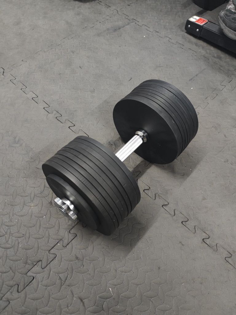Hantle 2x50kg stalowe żeliwne regulowane obciążenie