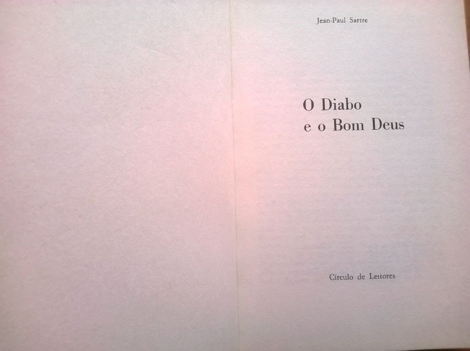 O diabo e o Bom Deus - Jean Paul Sartre