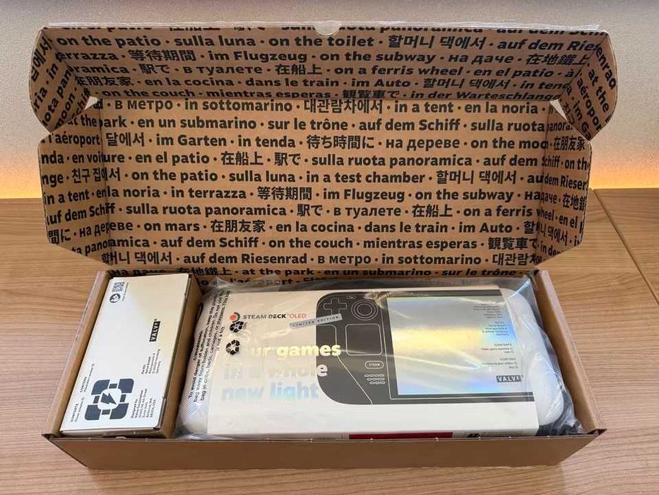 Steam Deck OLED Edição Limitada Branca - 1 TB - Como nova