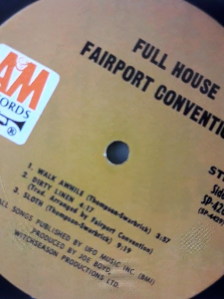 Archiwum Folk Rocka FAIRPORT- Full House 1970. USA.