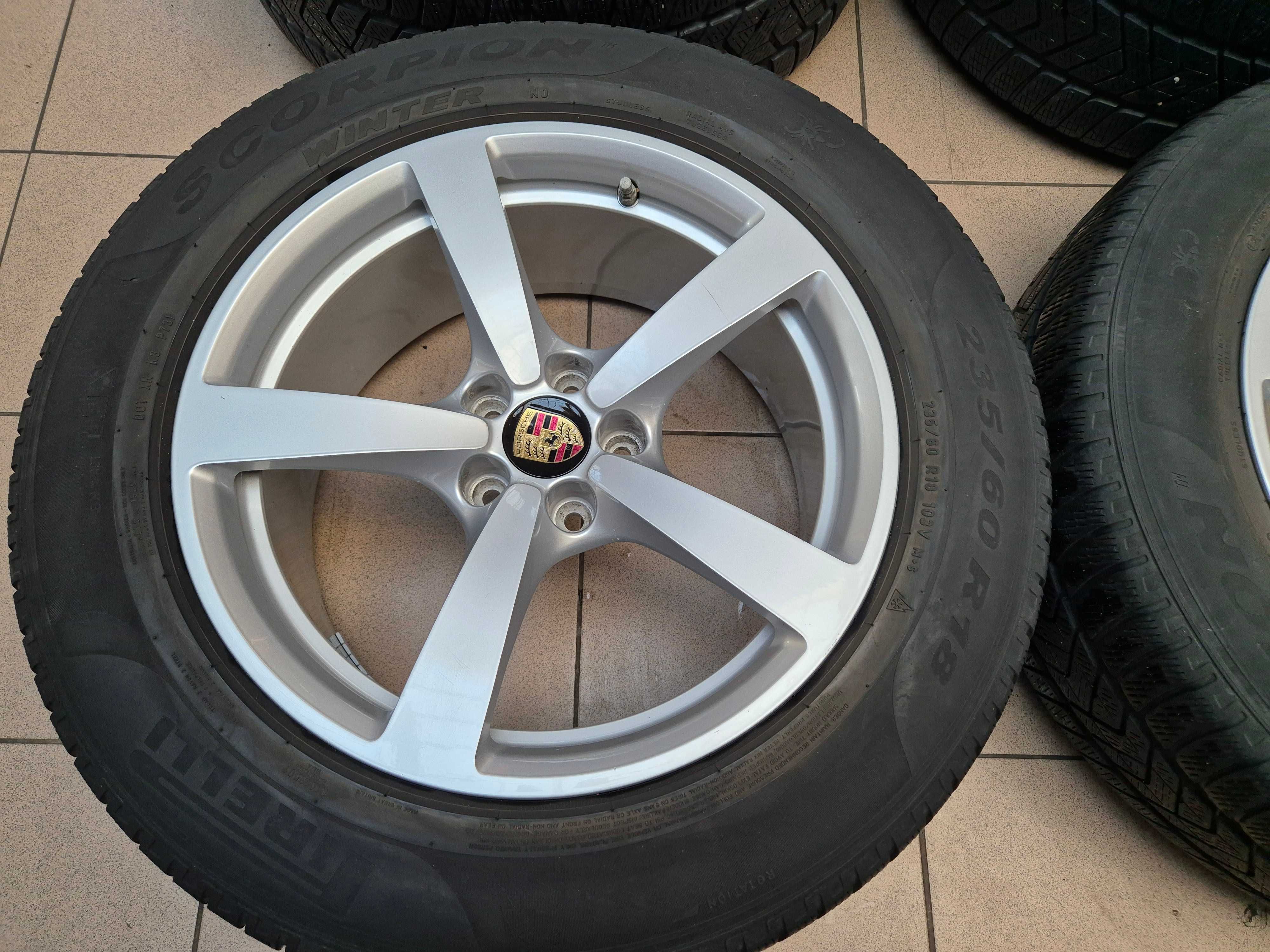 KOŁA r18 ZIMOWE 255/55r18 235/60r18 PORSCHE Macan 5x112 8x18 9x18 ET21