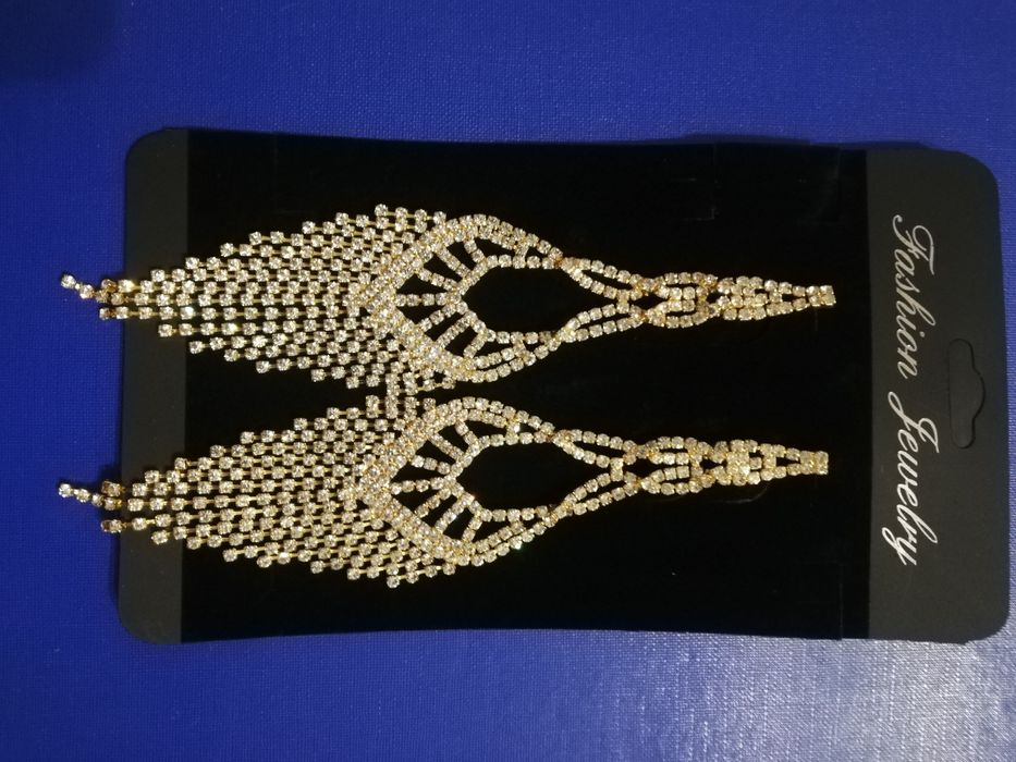 Свадебные серьги с кисточками