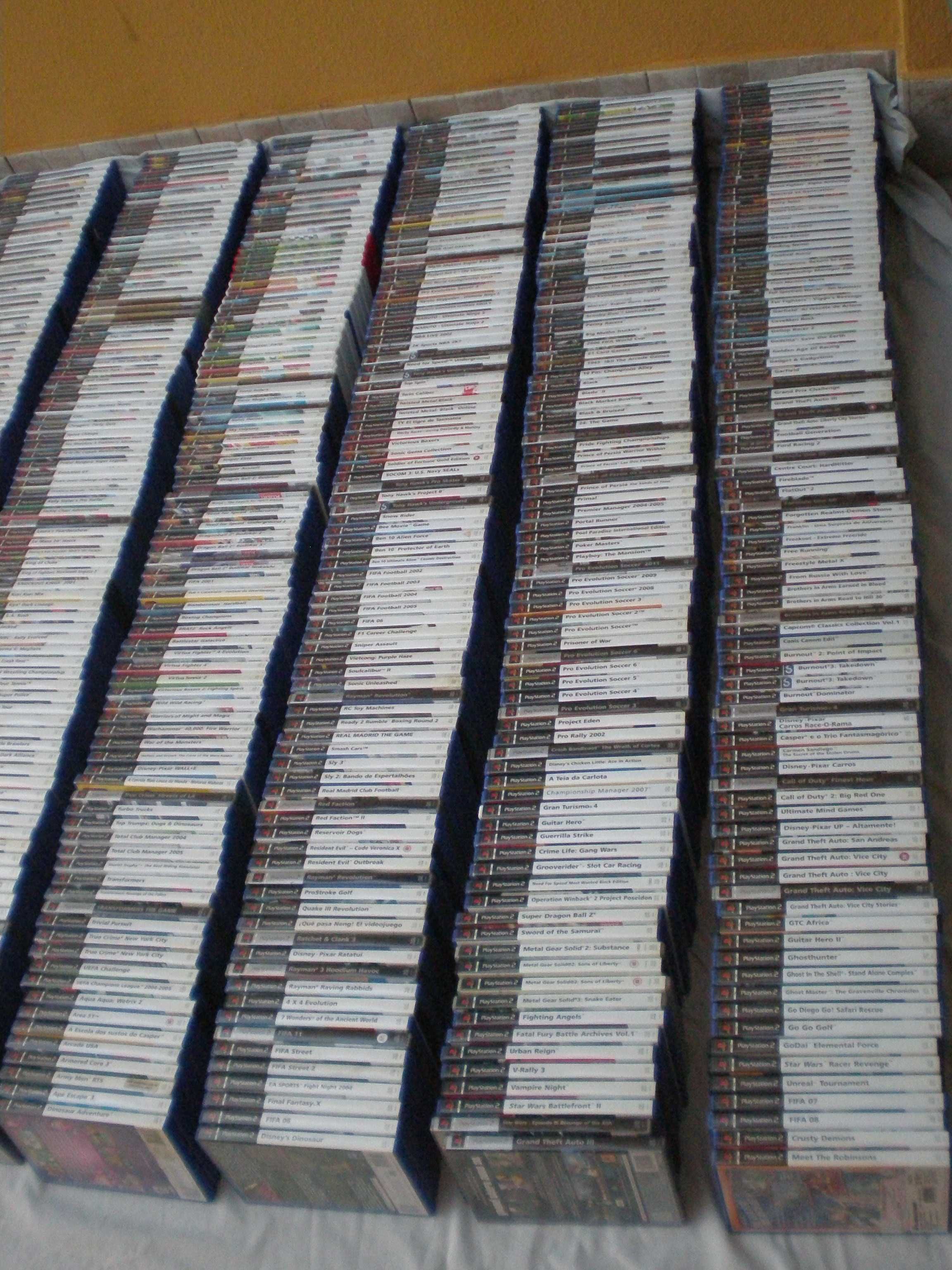 PS2 - mais de 500 jogos todos com caixa