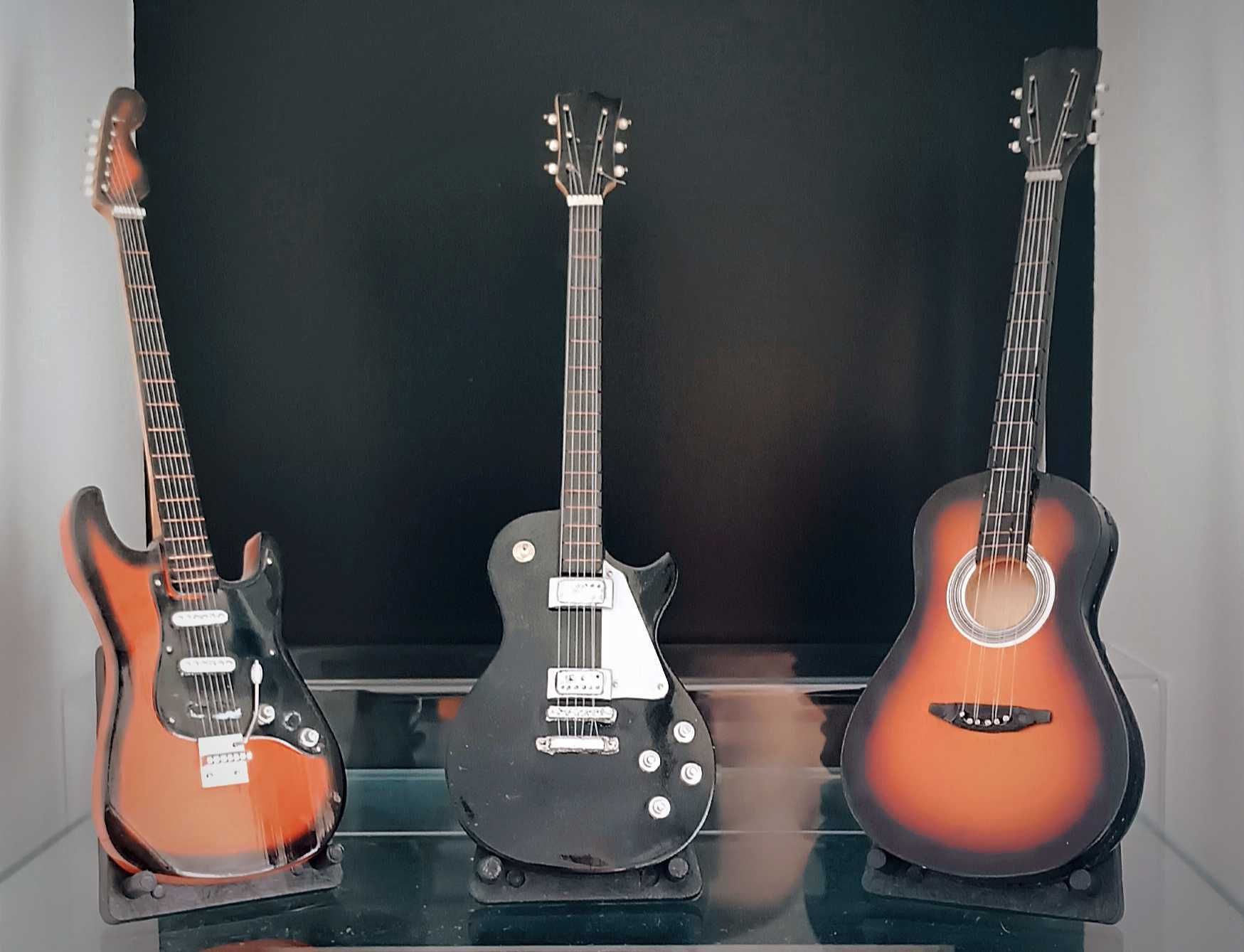 Gitara miniaturka Stratocaster Les Paul. Akustyczna Fender Gibson