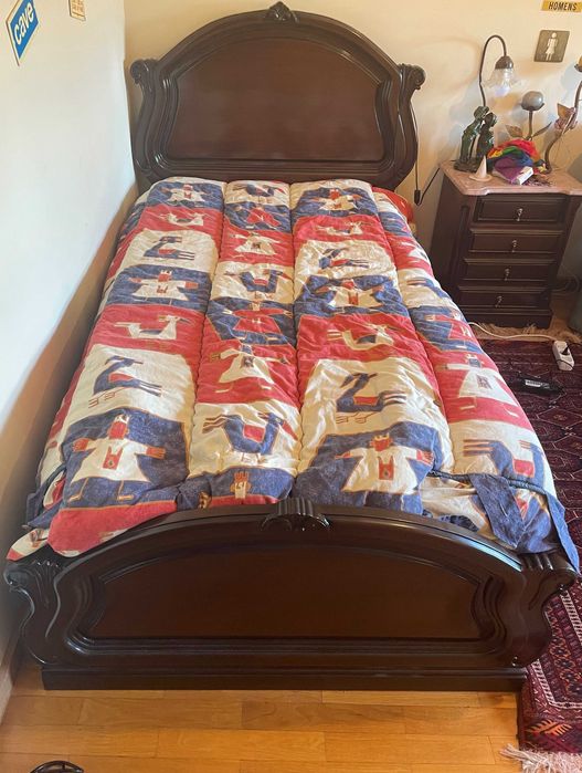Cama solteiro madeira maciiça