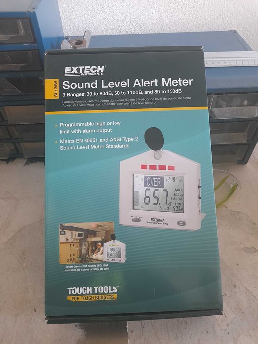 Medidor de dB Sonómetro.