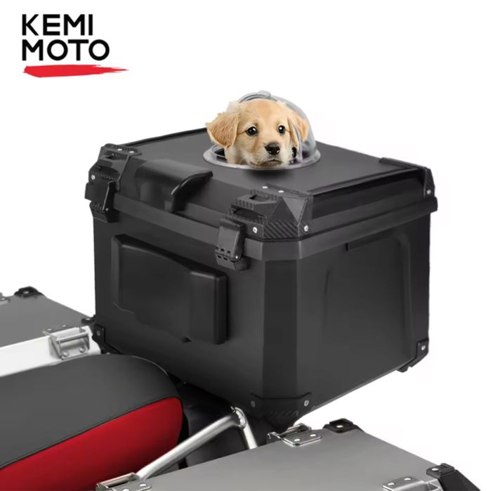 Кофр для собак для мотоцикла / Сумка-корзина для мотоцикла 70л.