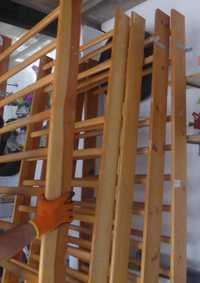 Drabinki gimnastyczne drewniane 2,5m - 4 sztuki