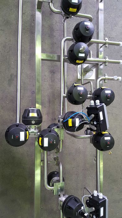 Bufor 1000L inox stal nierdzewna 316 z wężownicą.