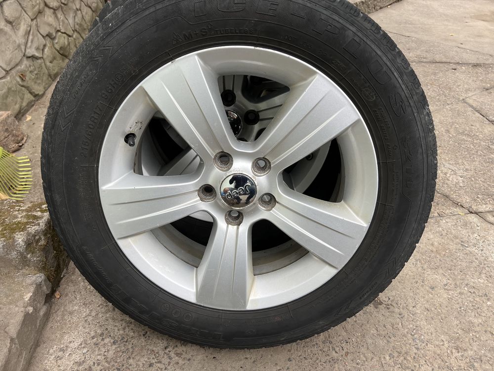 Комплек диски резина Jeep Patriot R17 5x114.3 Compass