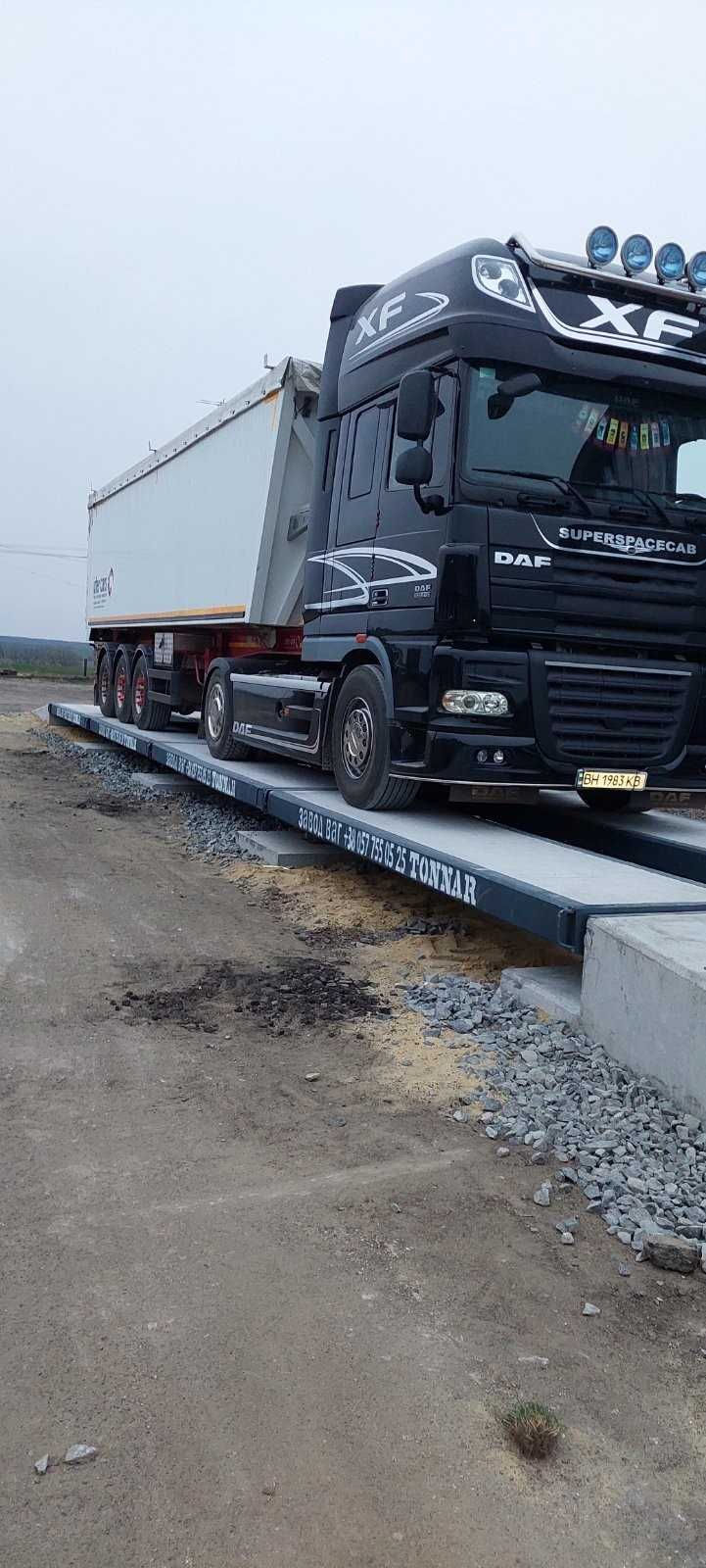 Автомобільні ваги Тоннар  18м/80т. Автомобильные веса в рассрочку.
