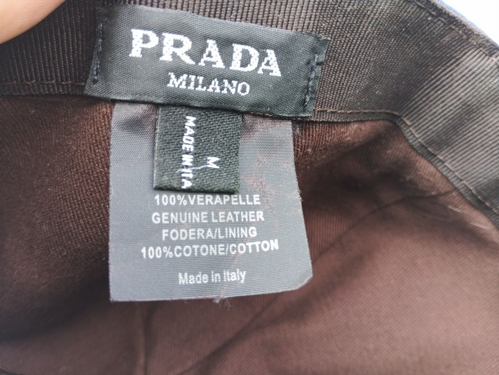 Czapka z daszkiem PRADA MILANO