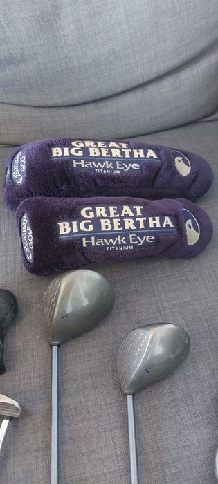 Set completo de Golfe Callaway Hawk Eye Titanium + Trolley + Saco