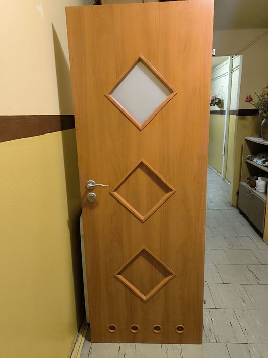 Drzwi wewnętrzne z futryną, pokojowe, łazienkowe