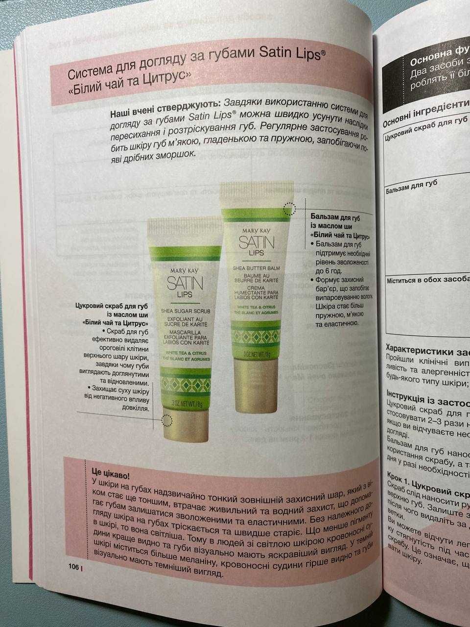 Набір Цукровий скраб для губ з маслом ШИ+Бальзам для губ Mary Kay 2024