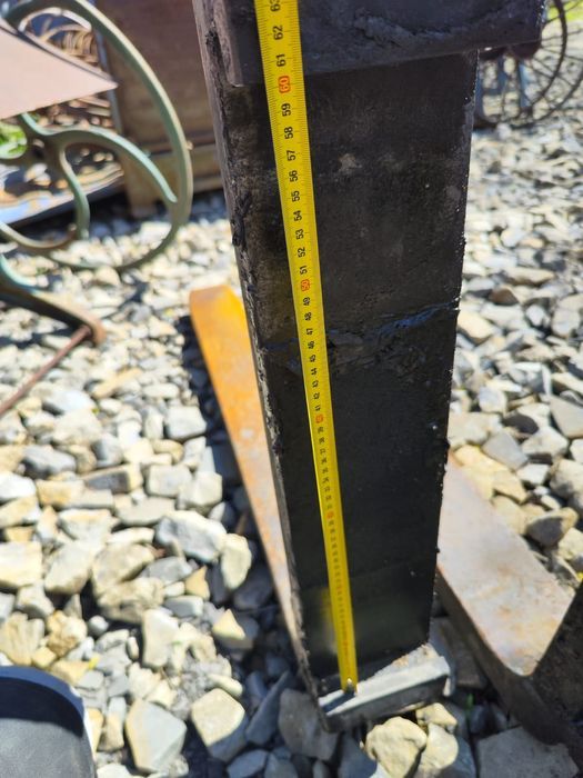 Widły paleciak wózek widłowy TUR komplet długość 120 cm
