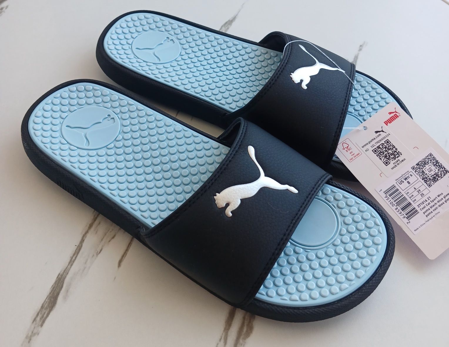 7us( 24.5см) 8us(25.5см) Слайди, шльопанці PUMA. Оригінал