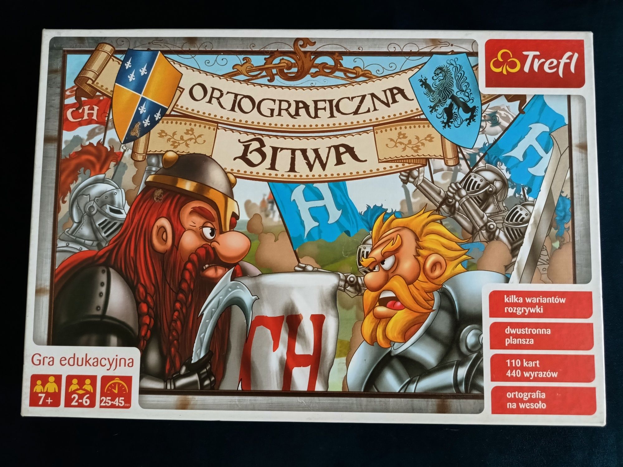 Ortograficzna Bitwa - gra planszowa od TREFL