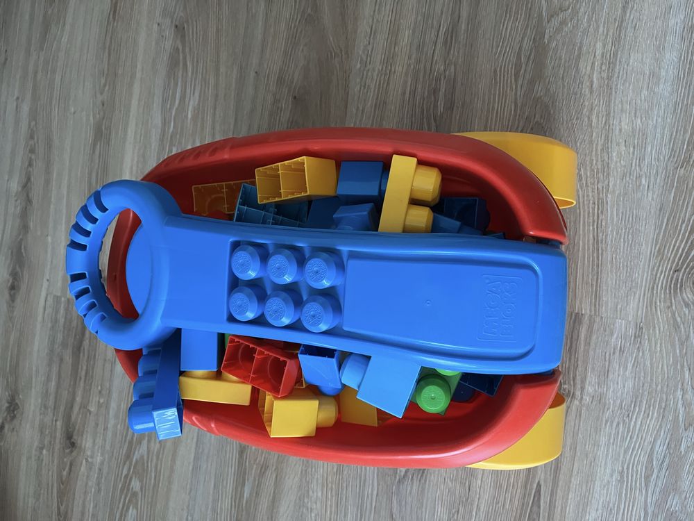 Klocki Mega Bloks wózek z klockami