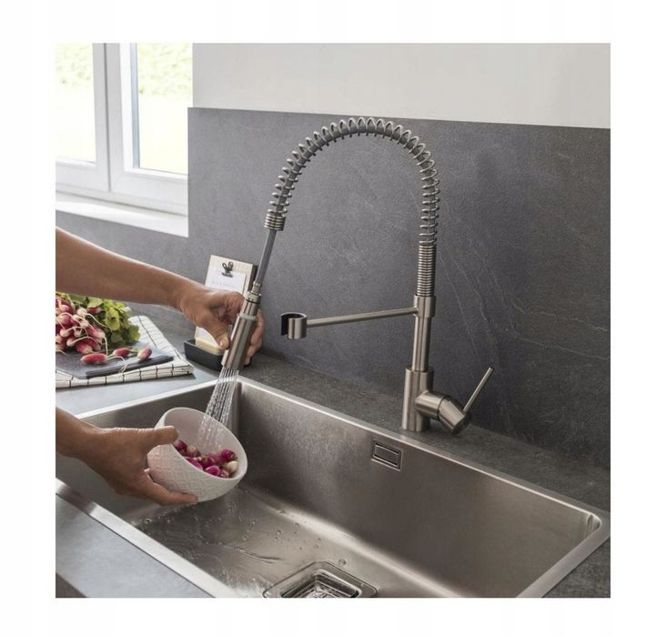 Bateria kuchenna stojąca Delinia THOMAS srebrna