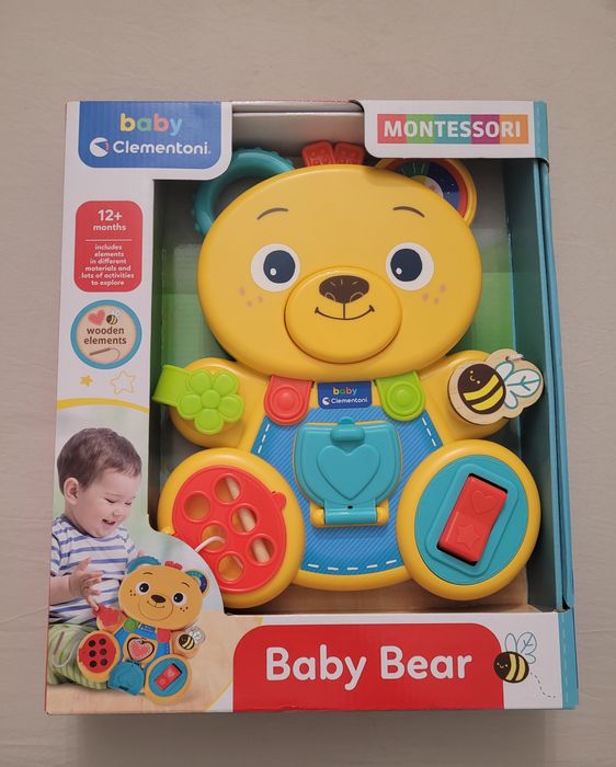 Brinquedo Clementoni Baby Montessori - Urso de Atividades
