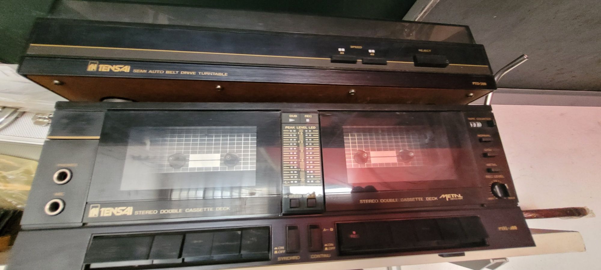 Sistema de som vintage Tensai 500