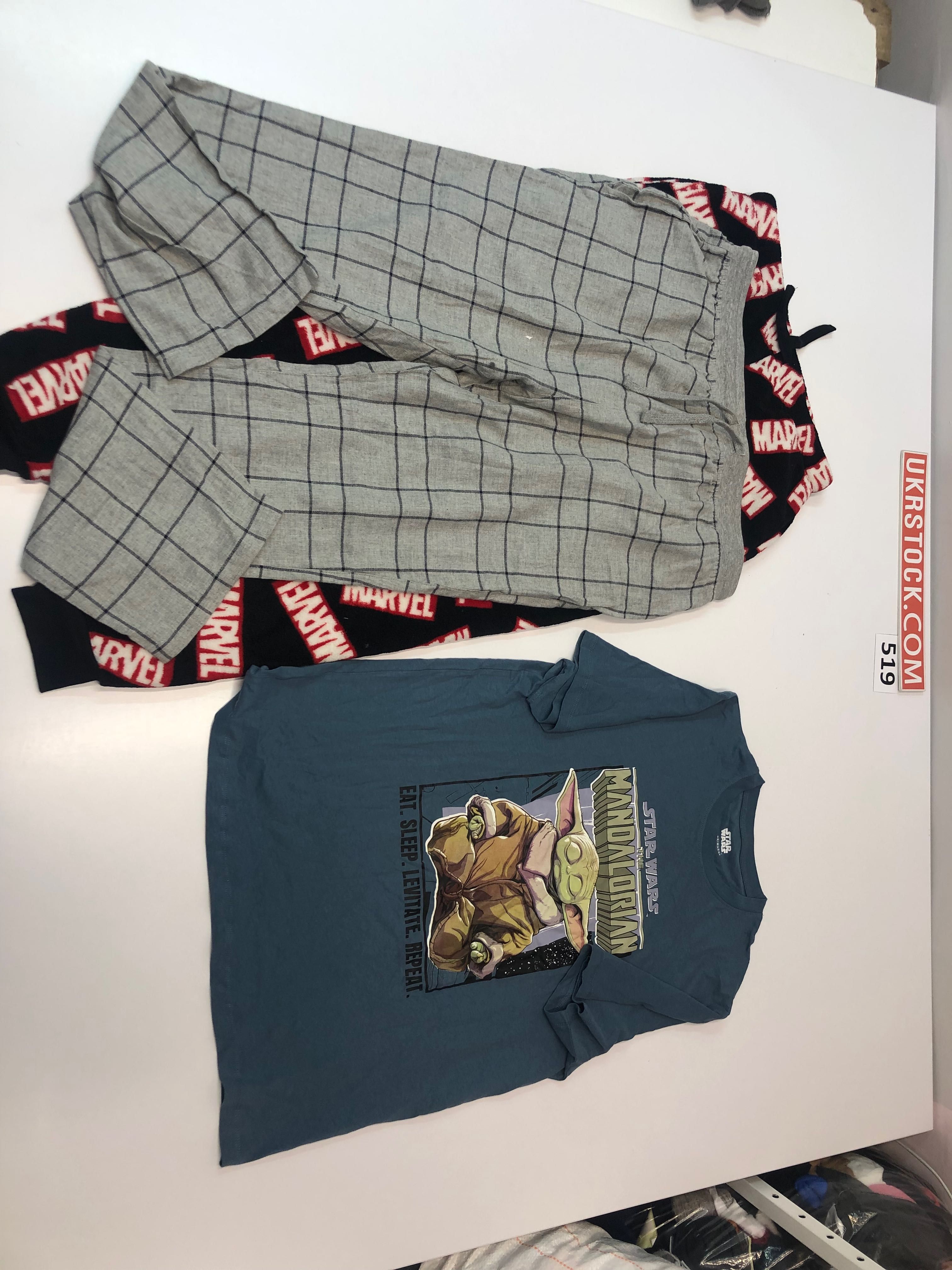 Чоловічі піжами оптом сток піжам Primark