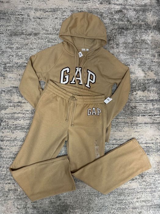 Спортивний костюм GAP на флісі S коричневий
